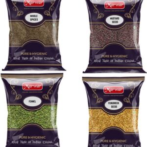 Marwar Combo of Cumin seeds, Mustard, Fennel & Fenugree...