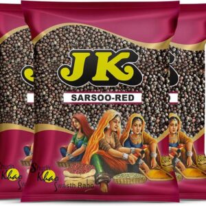 JK Red Sarsoo (Red Mustard Seeds), 500g
