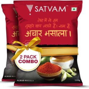 Satvam Achar Masala (Pack of 2) | 2 * 500 Grams