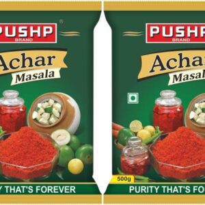 Pushp Brand Achar Masala Pouch (Pack of 2, 500gm in Eac...