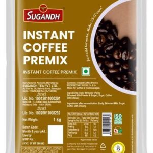 Sugandh Coffee Premix 1kg Unflavoured Instant Tea Pouch