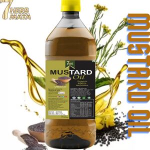 7Herbmaya Cold Pressed Organic Mustard Oil for Food Coo...