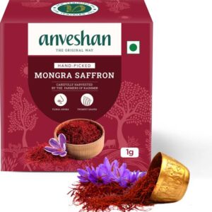 Anveshan Kashmiri Mongra Saffron - 1g 100% natural Kesa...