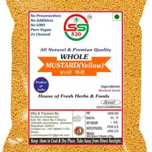 SS520 Natural whole Yellow Mustard Seed (Pili Sarson) 1...