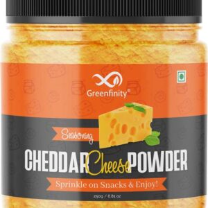Greenfinity Cheddar Cheese Powder- Cheese Seasoning for...