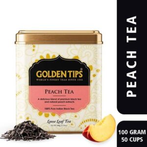 Golden Tips Loose-Leaf Healthy And Natural Peach Black ...