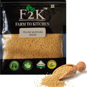 F2K FARM TO KITCHEN Yellow Mustard Seeds