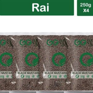 Goshudh Premium Quality Rai/Mustard Seeds pack of 4 250...