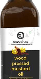 Anveshan Wood Pressed Mustard Oil (Kacchi Ghani/ Kolhu/...