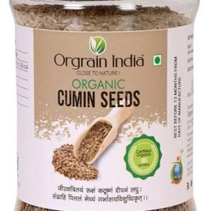 Orgrain India Certified Organic Cumin/Jeera Seeds Whole...