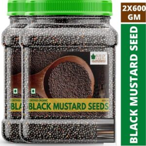 Bliss of Earth 2X600GM USDA Organic Black Mustard Seeds...