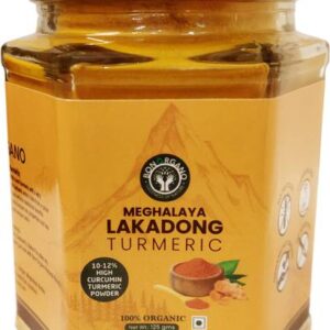bon organo Meghalaya Lakadong Turmeric Powder 125gms, H...