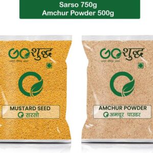 Goshudh Amchur Powder 500g & Yellow Mustard Seed / Sars...