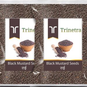 Trinetra Black Mustard Seed 400Gm Each (Pack Of 2) Rai ...