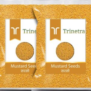 Trinetra Mustard Seed 400Gm Each (Pack Of 2) Sarso / Sa...