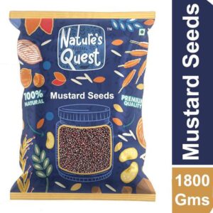 Nature?s Quest Mustard Seeds 1800gms|Sarso seed|Whole R...
