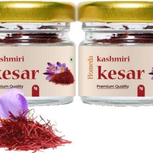 Homeda Kesar Saffron Original 2g, Pure Kashmiri Kumkuma...