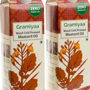 Gramiyaa Wood Cold Pressed Mustard Oil 2 Litre Mustard ...