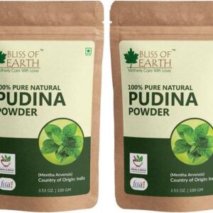 Bliss of Earth 100% Pure & Natural Pudina Powder (Mint ...