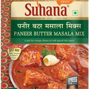 SUHANA Paneer Butter Spice Mix 50g Pouch - Pack of 4