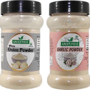 GREEN PIECE Premium Garlic Powder (100gm) and Onion pow...