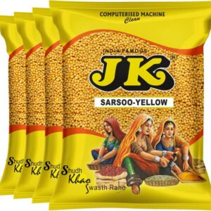 JK Yellow Mustard 500g/ Sarsoo Seeds (Peeli Sarsoo)