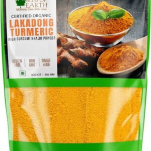 Bliss of Earth 250GM High Curcumin Lakadong Turmeric Po...