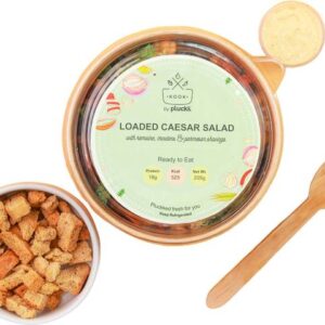 Pluckk Loaded Caesar Salad (Ready to Eat) Cut