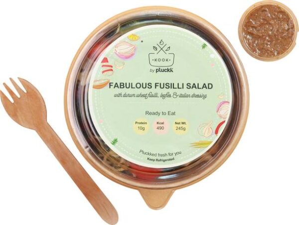 Pluckk Fabulous Fusilli Salad (Ready to Eat) Cut