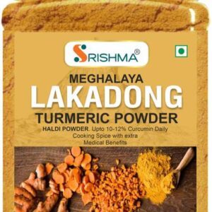Srishma High Curcumin Certified Organic Lakadong Turmer...