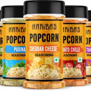 HARIBAS Pack of 5 Popcorn Seasoning Powder 50gm each 5 ...