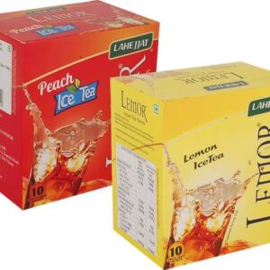 Lemor Pack of Lemon and Peach Instant Ice Tea (Each Box...