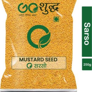 Goshudh Premium Quality Sarson (Mustard Seeds)-250gm (P...