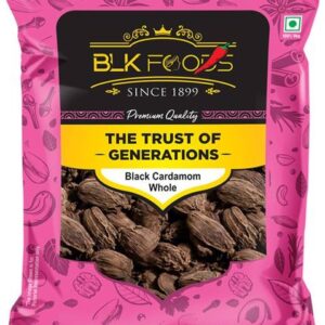 BLK FOODS Select Black Cardamom Whole (Badi Elaichi Sab...