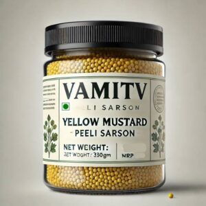 vamitv Yellow Mustard Seeds (Peeli Sarson) 350gm | Whol...
