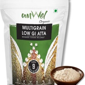 Amwel Organic Multigrain Low GI Atta | 900g x 3 pc | 9 ...