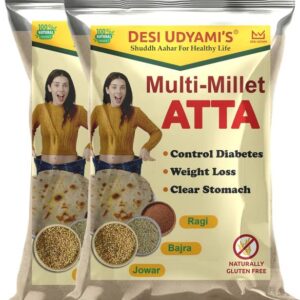 desi udyami Multi Millet Atta for Diabetes, Cholesterol...