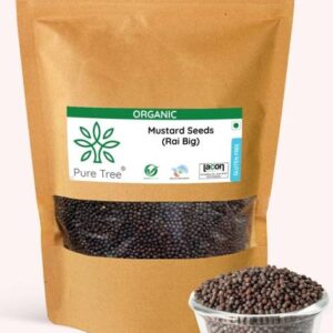 Pure Tree Certified Organic Mustard Seeds Big| Organic ...
