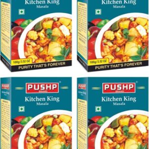 Pushp Brand Kitchen King Box (Pack of 4, 100g in each p...