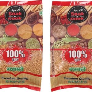 Ayus Soak & cook Mustard seed Whole Yellow Pack Of 2