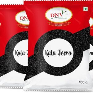DNV Natural Black Cumin Seeds Whole Kala Jeera 100gm, P...