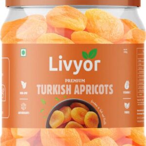 LIVYOR Premium Turkish Apricots | Dry Fruits Dried Apri...