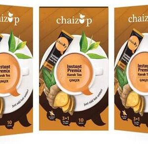 chaizup Instant Ginger Premix Tea - Pack of 3 X 10 Sach...