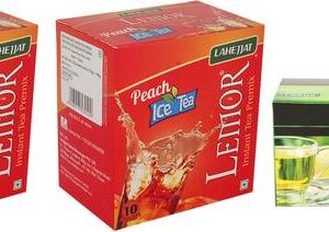 Lemor Combo of 2 Peach flavour Ice Tea (10 sachet) and ...
