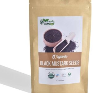Organic Zing Black Mustard Seeds| Fresh Indian Sarso Se...