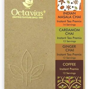 Octavius Indian Masala, Cardamom, Ginger & Coffee (4 in...