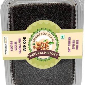 natural history Brand- Mustard Seeds (Rai) Big 500 Gm (...