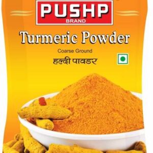 Pushp Brand Turmeric Jar