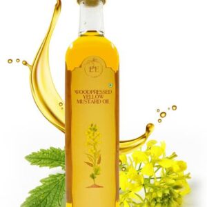 EARTH AND ESSENTIALS Woodpressed Yellow Mustard Oil Kac...