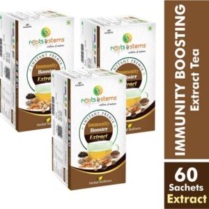 Roots & Stems Immunity Booster Tea Extracts Instant Mix...